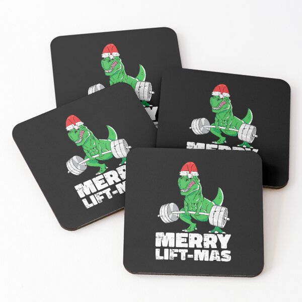Item preview, Merry Liftmas Christmas Funny X-Mas Pun T-Rex Gym Workout designed and sold by JanetCarolyn.