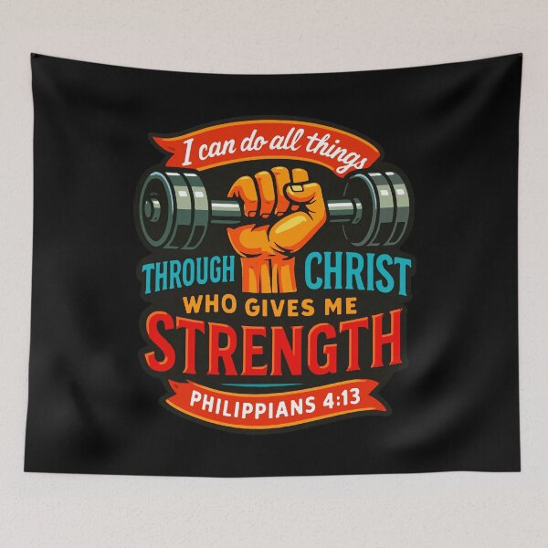 Item preview, Philippians 4:13 I can do all things through Christ who gives me strength designed and sold by plushism.