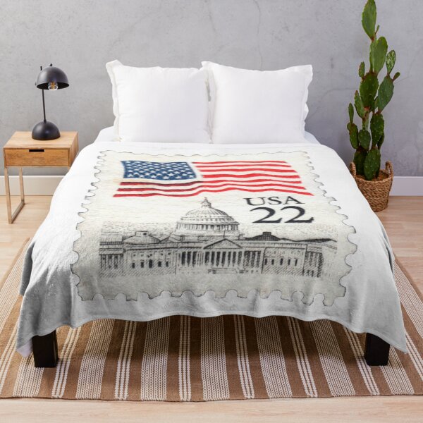 Item preview, Vintage USA Capitol Hill Flags Postage Stamp designed and sold by red-amber65.