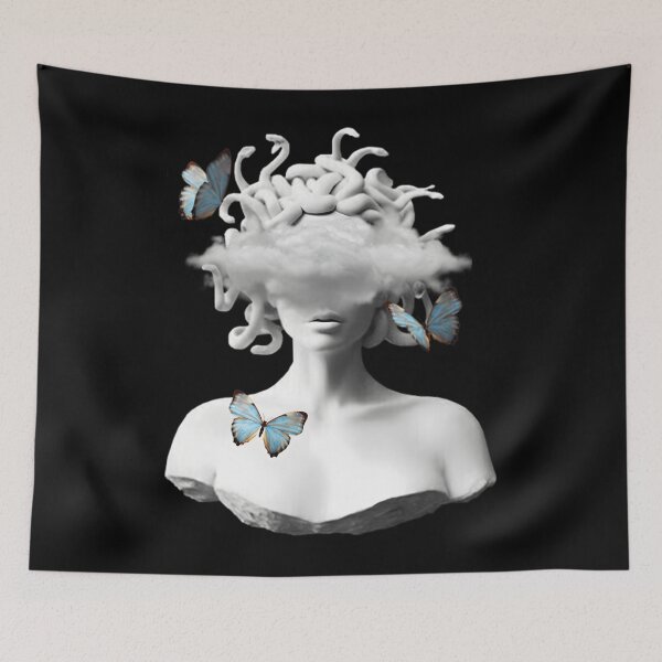 Item preview, Medusa Gothic Collage Mythic Serpent Queen designed and sold by JosephMcgrath.