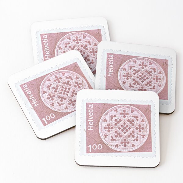 Item preview, Swiss Helvetia Switzerland Symbol Vintage Postage Stamp designed and sold by red-amber65.