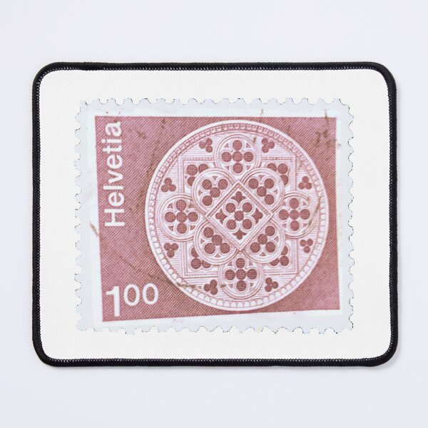 Item preview, Swiss Helvetia Switzerland Symbol Vintage Postage Stamp designed and sold by red-amber65.