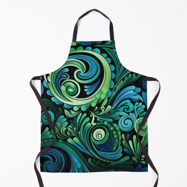 Item preview, New Zealand Māori Paua Pattern Koru Design 636 designed and sold by GrinGalore.
