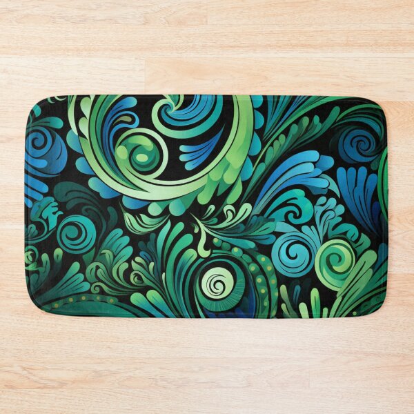 Item preview, New Zealand Māori Paua Pattern Koru Design 636 designed and sold by GrinGalore.