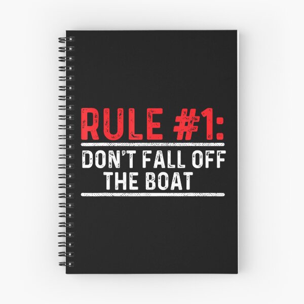 Item preview, Rule 1 Don'T Fall Off The Boat - Boating Sailing Motorboat designed and sold by ConnieDora.