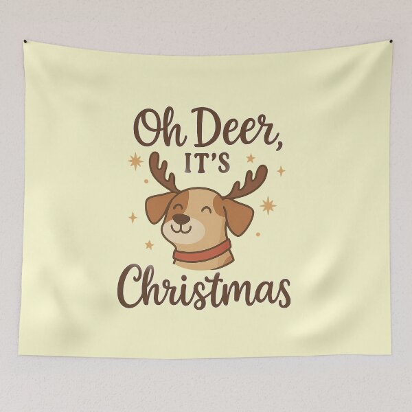 Item preview, Oh Deer It's Christmas - Funny Dog Lover Christmas Gift designed and sold by PunchDrop.