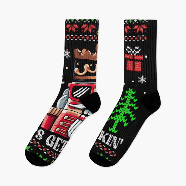 Item preview, Let's Get Crackin' Cool Nutcracker Soldier Ugly Christmas Sweater designed and sold by HuserPiri.