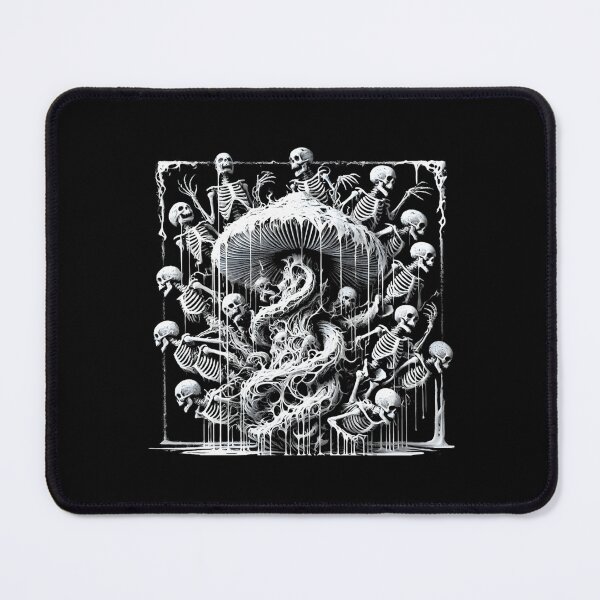 Item preview, Psychedelic Mushroom With Bony Demon designed and sold by JosephMcgrath.