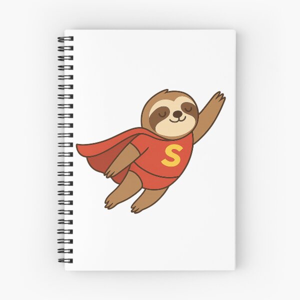 Item preview, sloth superhero designed and sold by PawsGiggles.