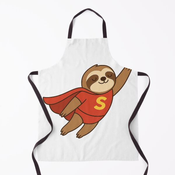 Item preview, sloth superhero designed and sold by PawsGiggles.