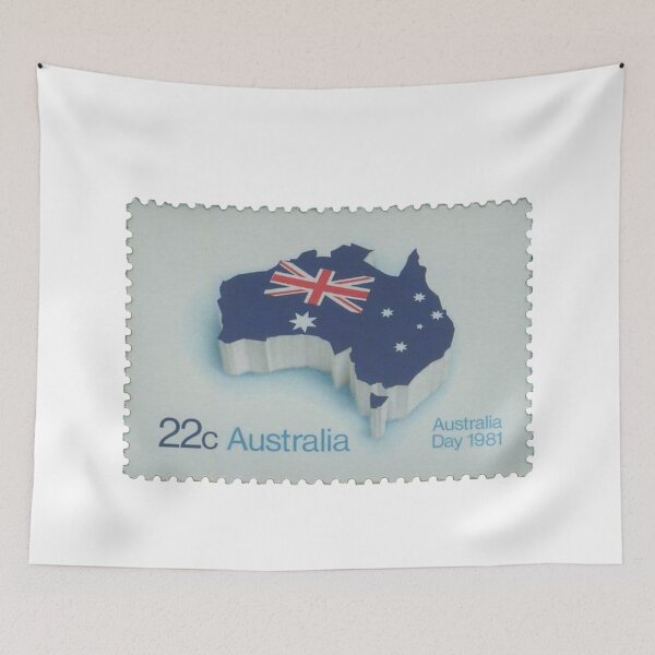 Item preview, Australia Day 1981 Vintage Postage Stamp designed and sold by red-amber65.