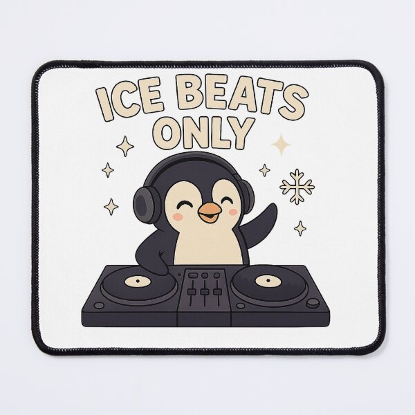 Item preview, dj penguin designed and sold by PawsGiggles.