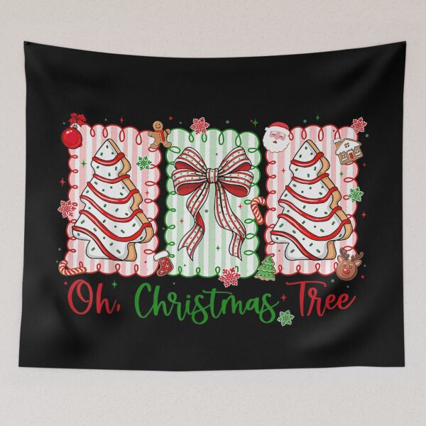 Item preview, Oh Christmas Tree Gingerbread Cookies Red Bow Holiday Decoration designed and sold by HuserPiri.