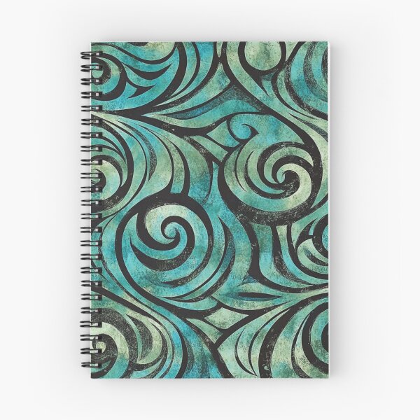 Item preview, New Zealand Māori Paua Pattern Koru Design 639 designed and sold by GrinGalore.