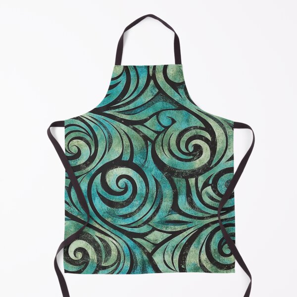 Item preview, New Zealand Māori Paua Pattern Koru Design 639 designed and sold by GrinGalore.