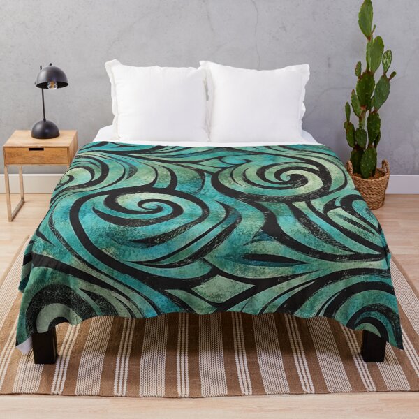 Item preview, New Zealand Māori Paua Pattern Koru Design 639 designed and sold by GrinGalore.