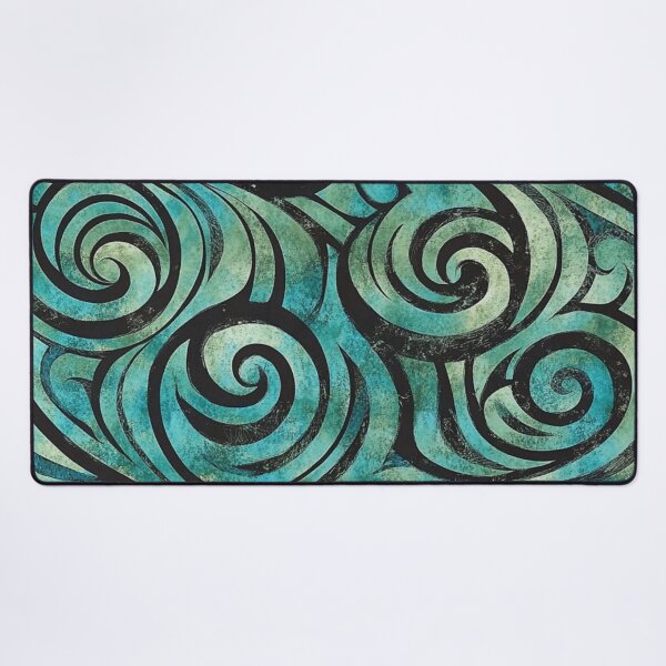 Item preview, New Zealand Māori Paua Pattern Koru Design 639 designed and sold by GrinGalore.