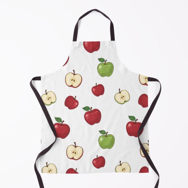 Item preview, Cute Hand-Drawn Red and Green Apple Pattern designed and sold by DraftNDreamShop.