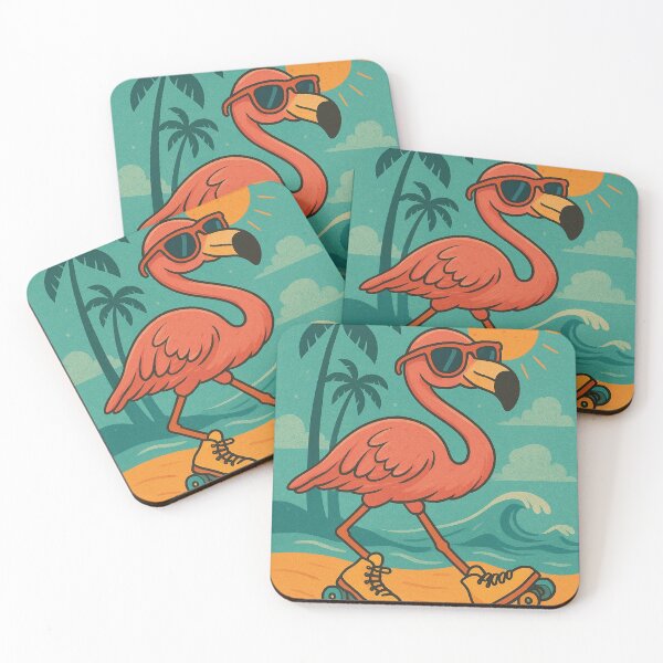 Item preview, lazy flamingo designed and sold by PawsGiggles.