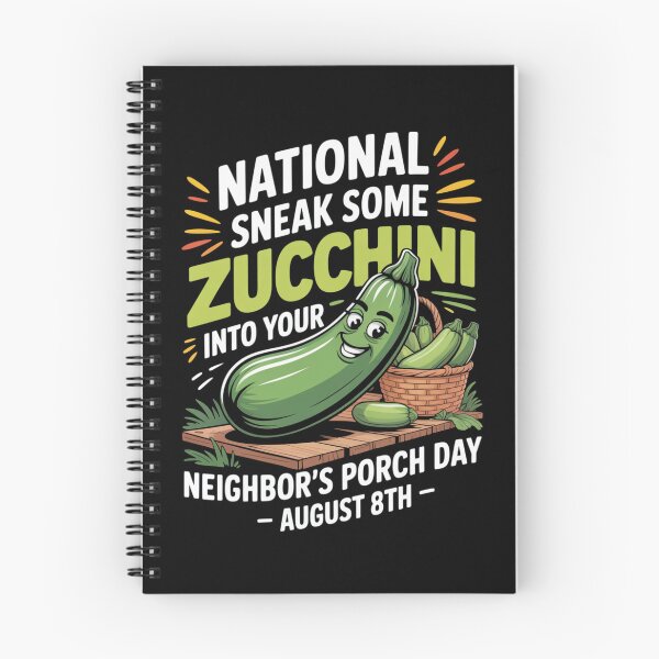 Item preview, National Sneak Some Zucchini Into Your Neighbor's Porch Day designed and sold by DreamOnShirts.