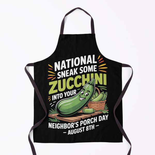 Item preview, National Sneak Some Zucchini Into Your Neighbor's Porch Day designed and sold by DreamOnShirts.