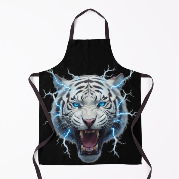 Item preview, Stormborn White Tiger – Electric Spirit Animal Power Art T-shirt,Tee designed and sold by Alicjareign.