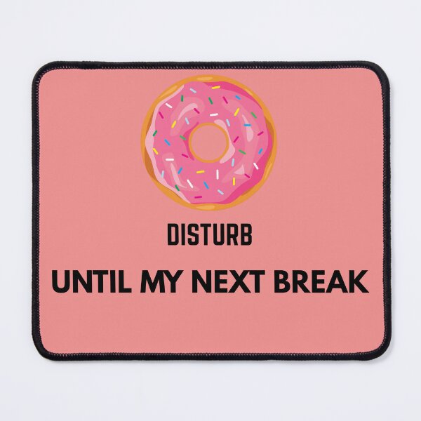 Item preview, "Donut Disturb" Funny Pink Sprinkle designed and sold by DraftNDreamShop.
