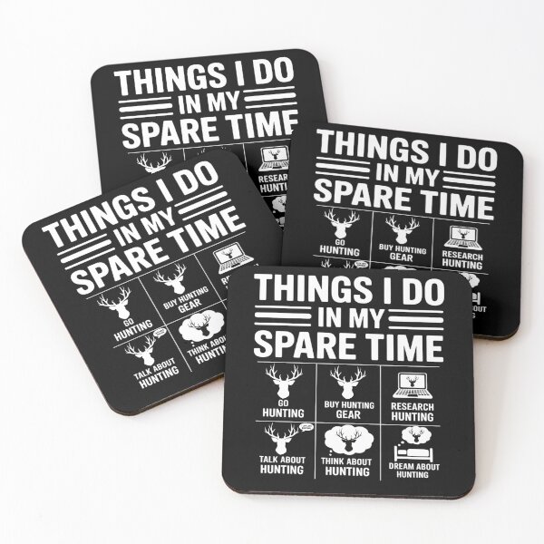 Item preview, Things I Do In My Spare Time Enthusiast Funny Hunting Lover Deer Hunter designed and sold by FreshVibe Prints.