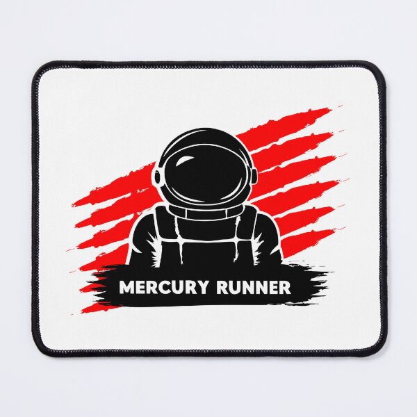 Item preview, Mercury Runner — Astronaut Speed Explorer | Futuristic Space Art designed and sold by Weird Broken Art.