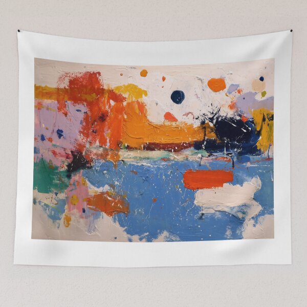 Item preview, Vibrant Abstract Expressionist Painting designed and sold by lautir.