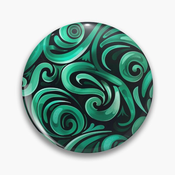 Item preview, New Zealand Māori Paua Pattern Koru Design 641 designed and sold by GrinGalore.