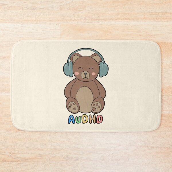 Item preview, AuDHD (autism + ADHD) cute bear with headphones | neurodiversity/ neurodivergent designed and sold by NeurodiverseTea.