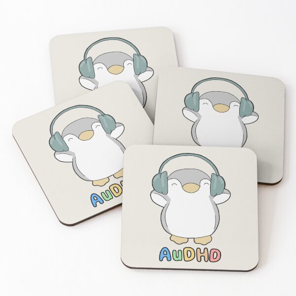 Item preview, AuDHD (autism + ADHD) cute penguin with headphones | neurodiversity/ neurodivergent designed and sold by NeurodiverseTea.