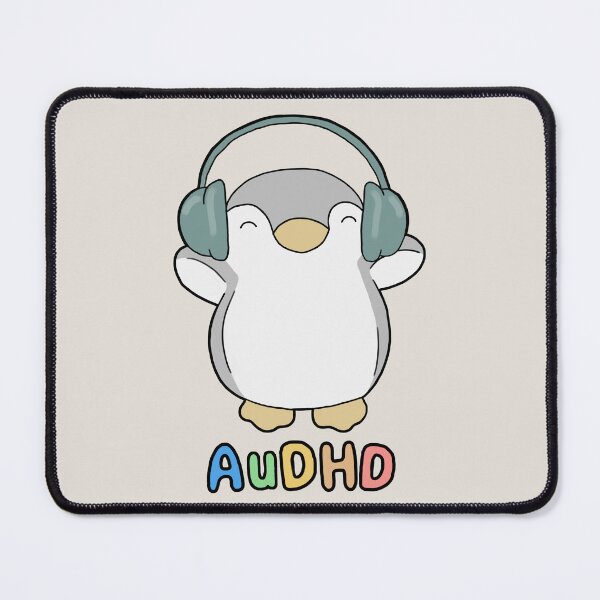 Item preview, AuDHD (autism + ADHD) cute penguin with headphones | neurodiversity/ neurodivergent designed and sold by NeurodiverseTea.