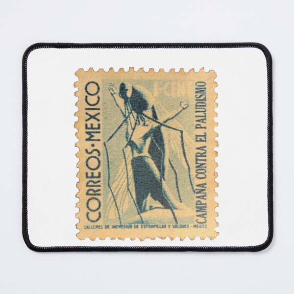 Item preview, Mexico Blue Vintage Postage Stamp designed and sold by red-amber65.