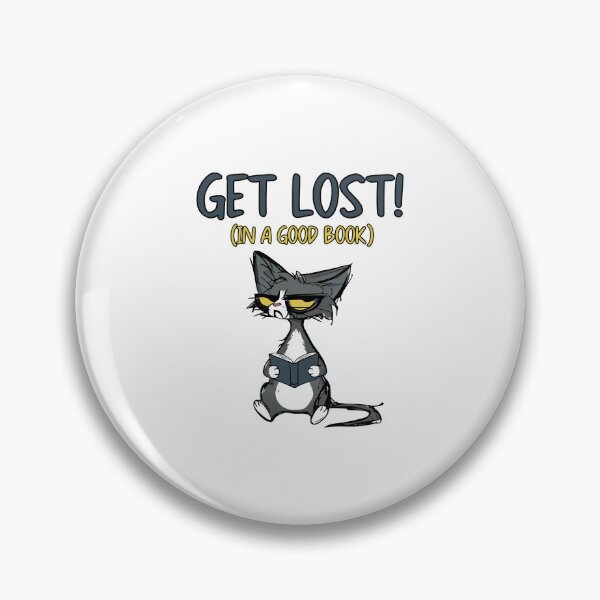 Item preview, Get Lost in a Good Book Cat's Reading designed and sold by Steele-Art.