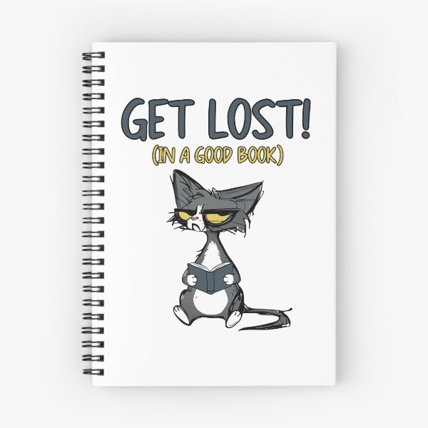 Item preview, Get Lost in a Good Book Cat's Reading designed and sold by Steele-Art.