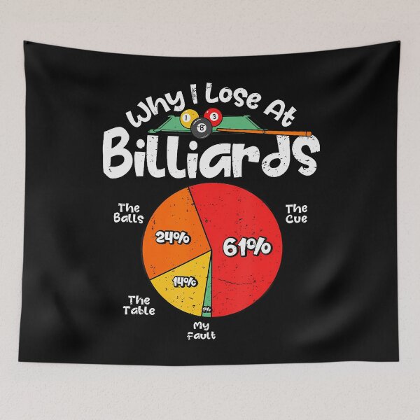 Item preview, Why I Lose At Billiards Pool Player Sport Snooker Funny designed and sold by ChelseaEula.