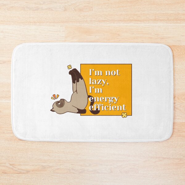 Item preview, Funny Energy Efficient Cat – Lazy Cat Lover Quote designed and sold by ade-datt.