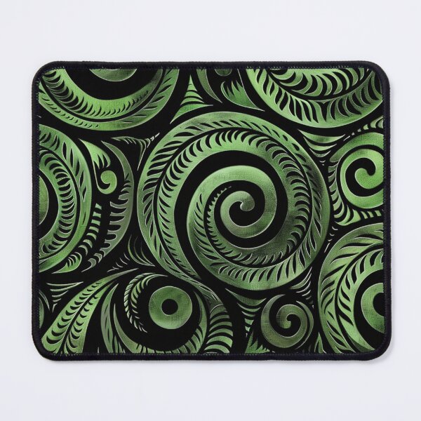 Item preview, New Zealand Māori Paua Pattern Koru Design 643 designed and sold by GrinGalore.