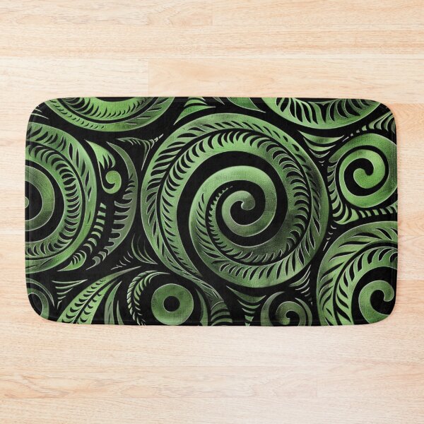 Item preview, New Zealand Māori Paua Pattern Koru Design 643 designed and sold by GrinGalore.