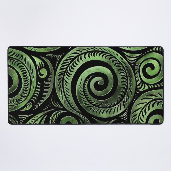 Item preview, New Zealand Māori Paua Pattern Koru Design 643 designed and sold by GrinGalore.