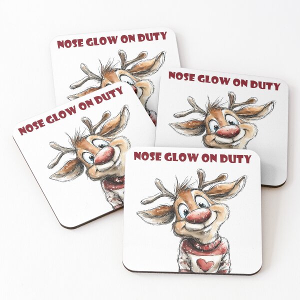 Item preview, Christmas funny reindeer and humor wishes designed and sold by E-lenaLu.