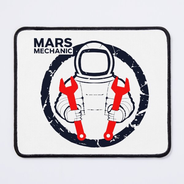 Item preview, Mars Mechanic 2 — Red Planet Astronaut Engineer | Sci-Fi Space Art designed and sold by Weird Broken Art.