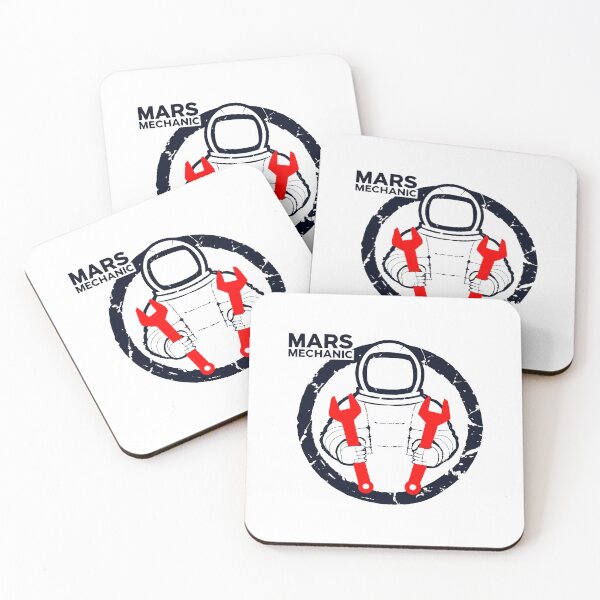 Item preview, Mars Mechanic 2 — Red Planet Astronaut Engineer | Sci-Fi Space Art designed and sold by Weird Broken Art.