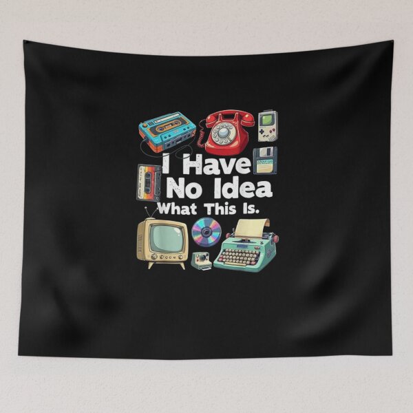Item preview, I Have No Idea What This Is – Retro Tech Confusion designed and sold by ArminGreen.