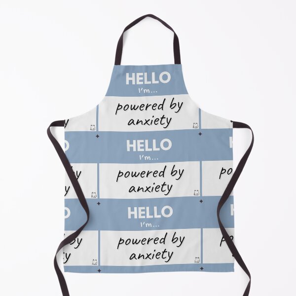 Item preview, Hello I’m Powered by Anxiety – Blue designed and sold by buglevel.