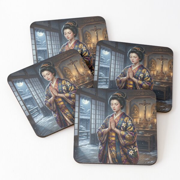 Item preview, Hosokawa Gracia: Prayer in the Snow - Samurai Christian Lady designed and sold by Mori-no-Akari.