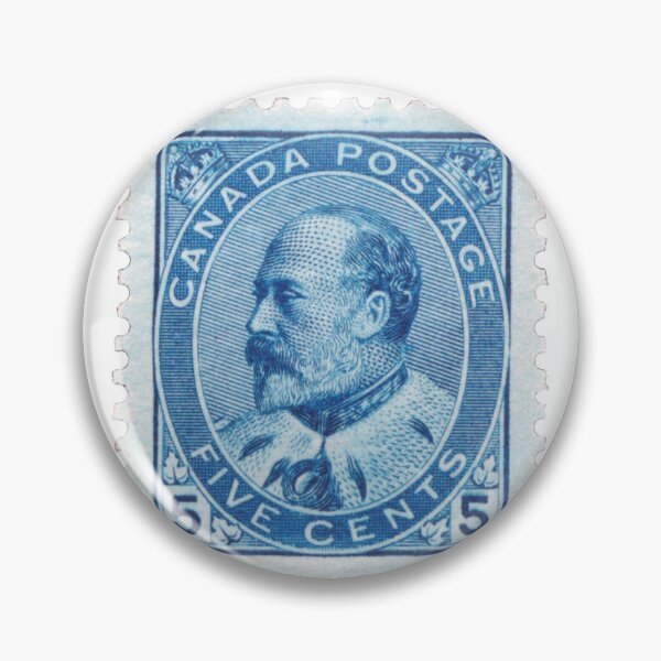 Item preview, Canada Blue Vintage Postage Stamp designed and sold by red-amber65.