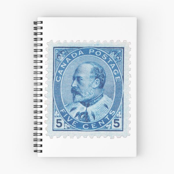Item preview, Canada Blue Vintage Postage Stamp designed and sold by red-amber65.